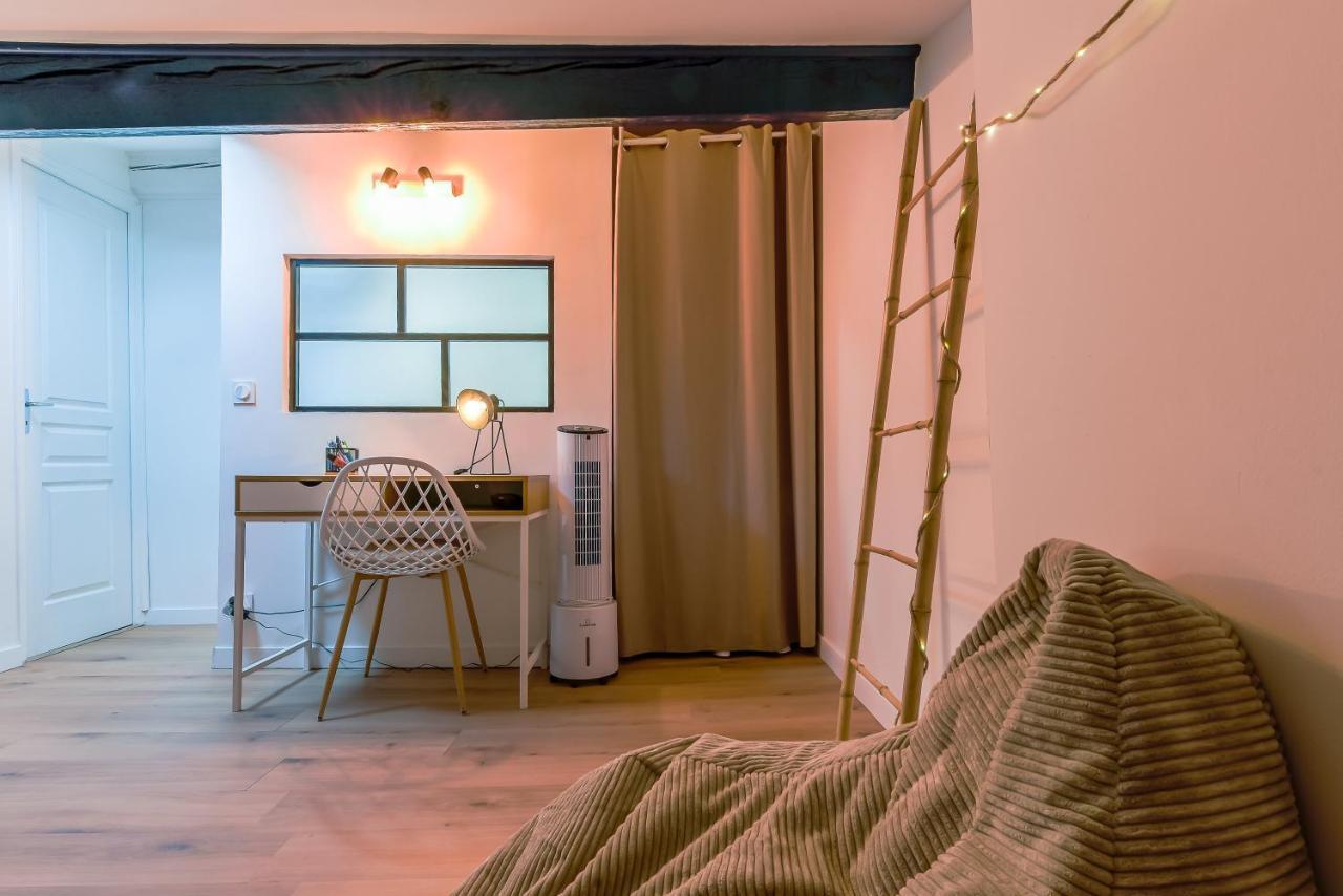 Romantique Duplex Au Pied De La Cite Carcassonne Luaran gambar